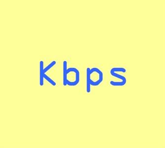 kilobit / second [kb / s]
